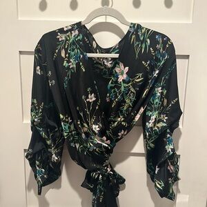 Buffalo wrap blouse